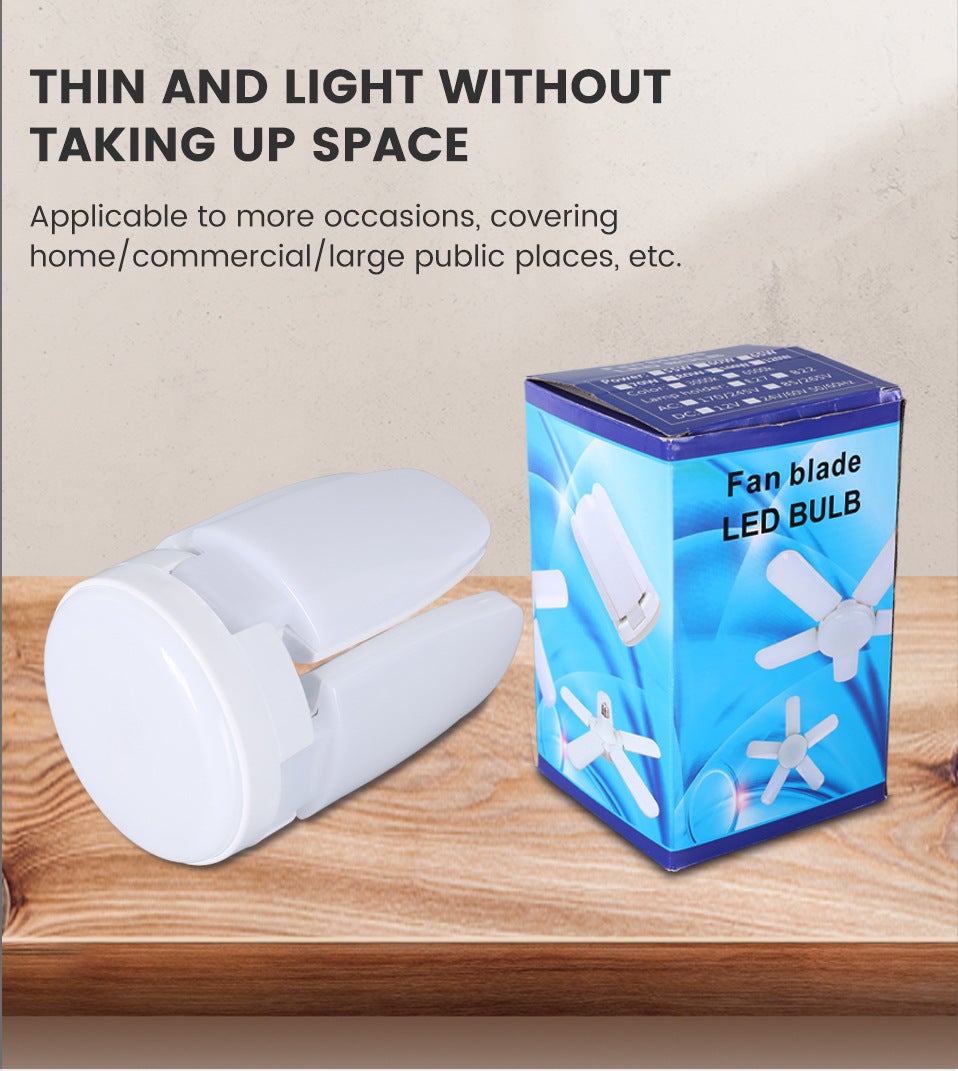 Lot de 2 Lampes LED de Garage 60W 6000LM, Plafonnier Déformable à 4 Panneaux Réglables 360° - 8