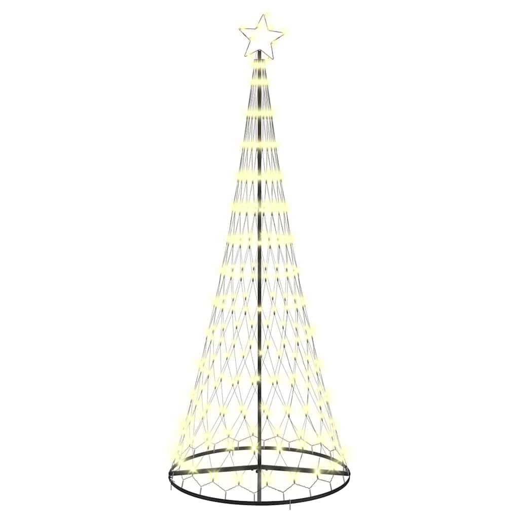 Choinka świąteczna LED Ciepła biel 100 x 100 x 250 cm Metal