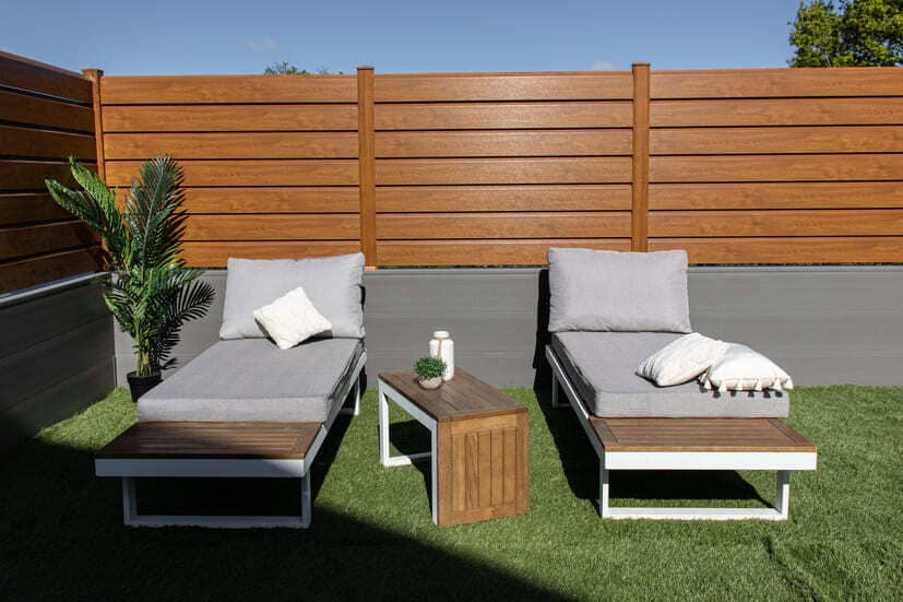 KIT CLOTURE CLOSEA PLAXE CHENE DOREE LG: 12M x HT: 1M44 - 3