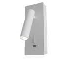 Applique liseuse avec interrupteur blanche Mirax LED 3W | Leroy Merlin