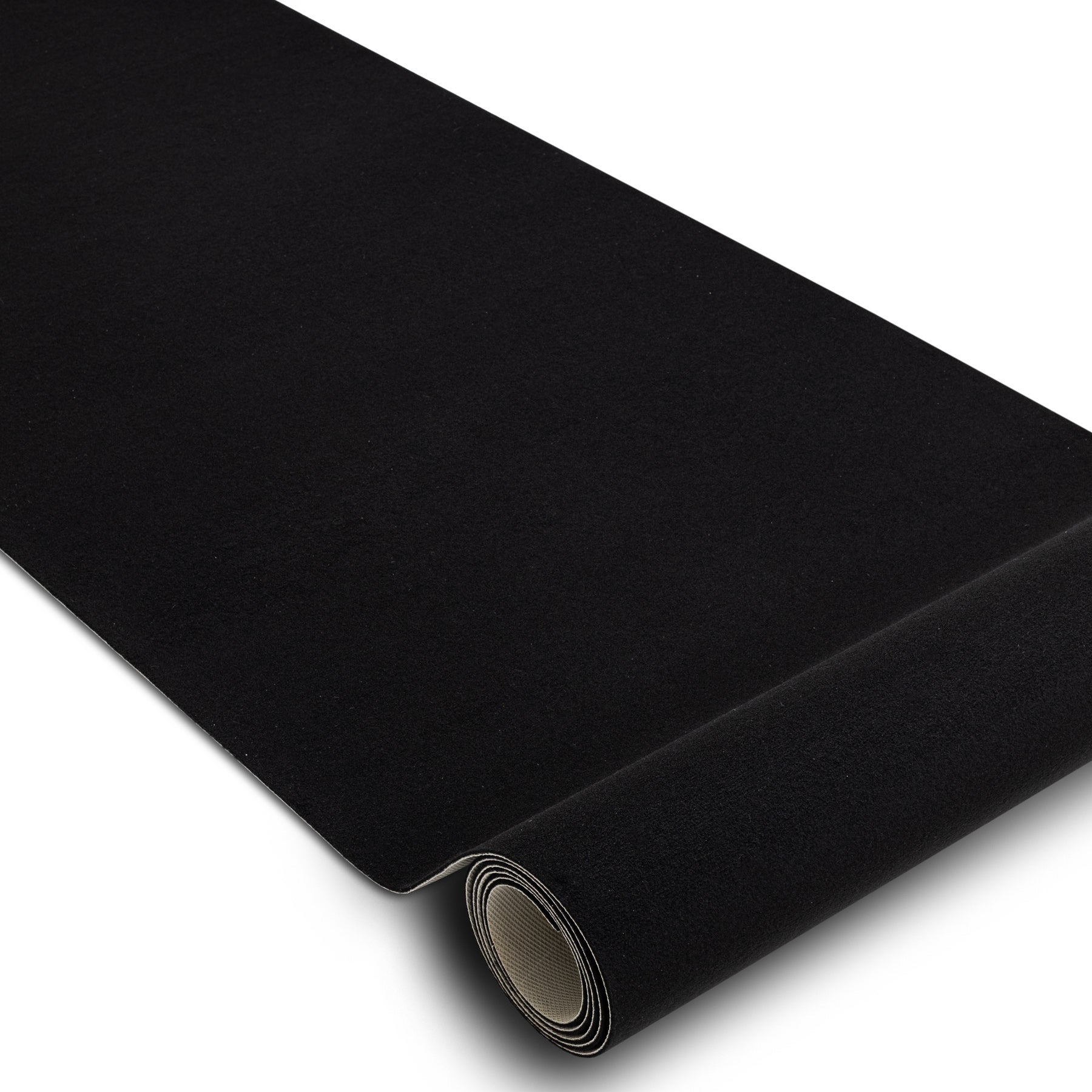 Chodnik RUMBA podgumowany, jednokolorowy czarny 80 cm 80x510 cm - 2