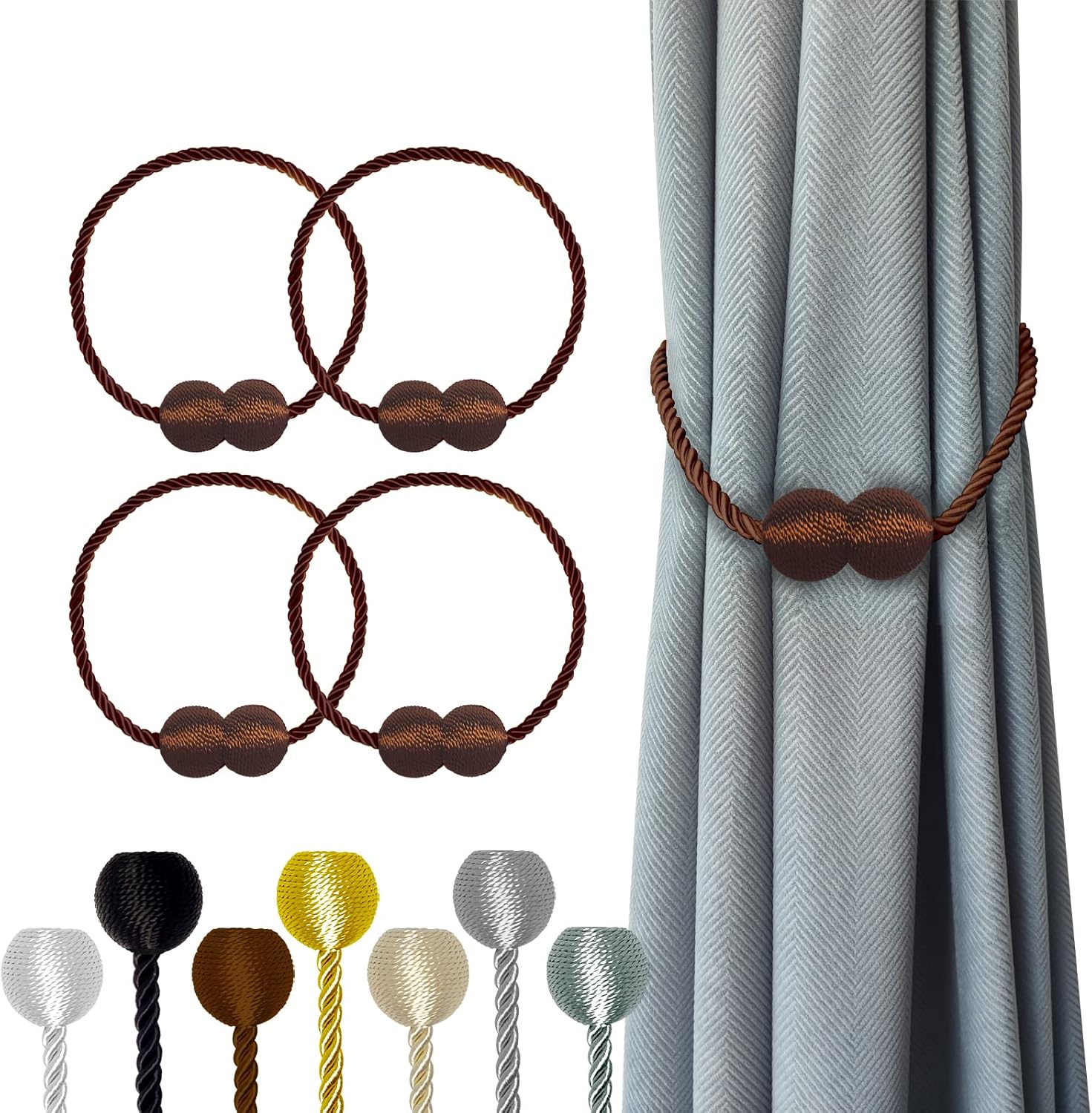 Paire D'attaches De Rideaux égyptiennes – NEUVES – Motif égyptien
