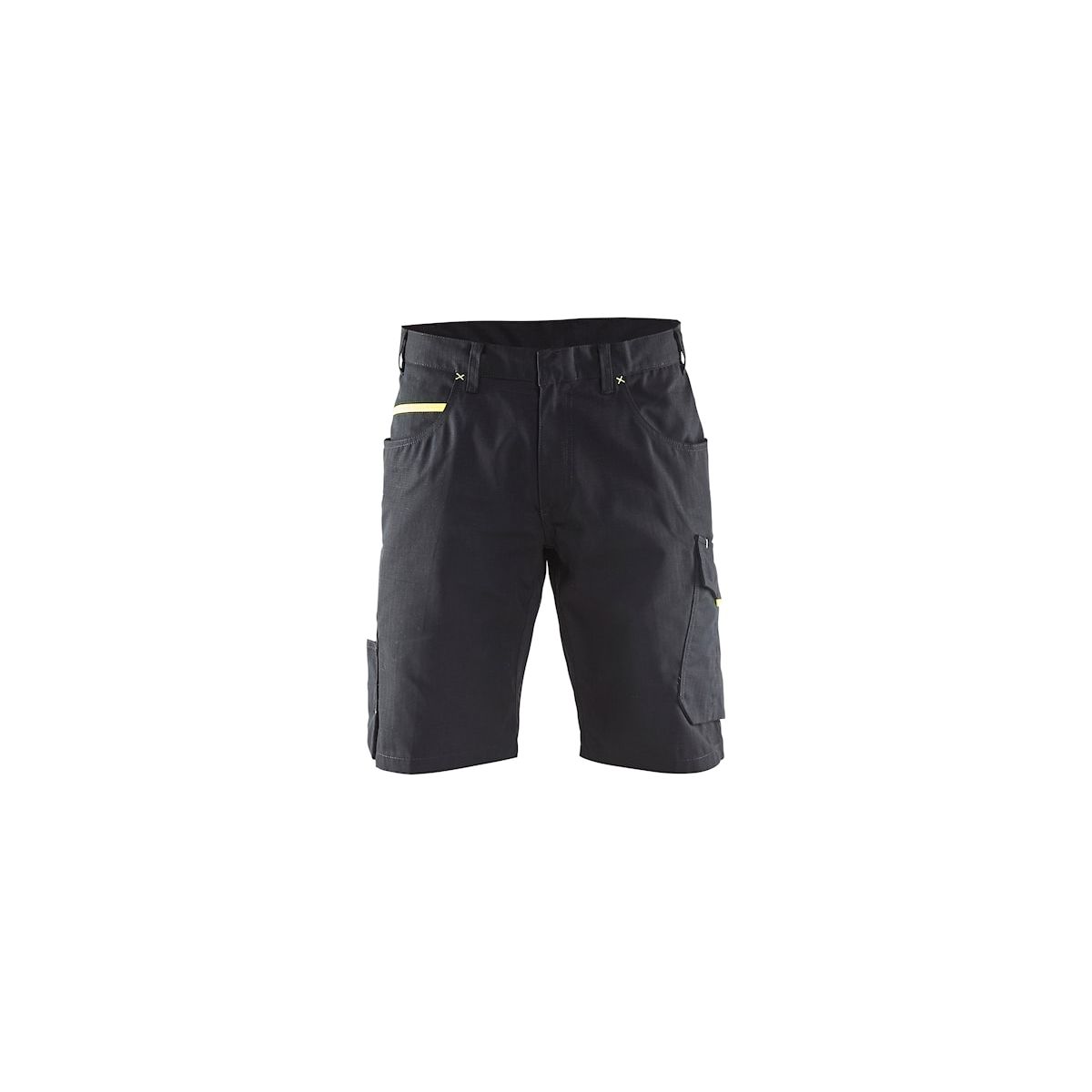Furygan Luxio Kid - Veste Moto Enfant Noire/Jaune Fluo Taille 6 Ans - Look Sportif Et Protection Haut De Gamme