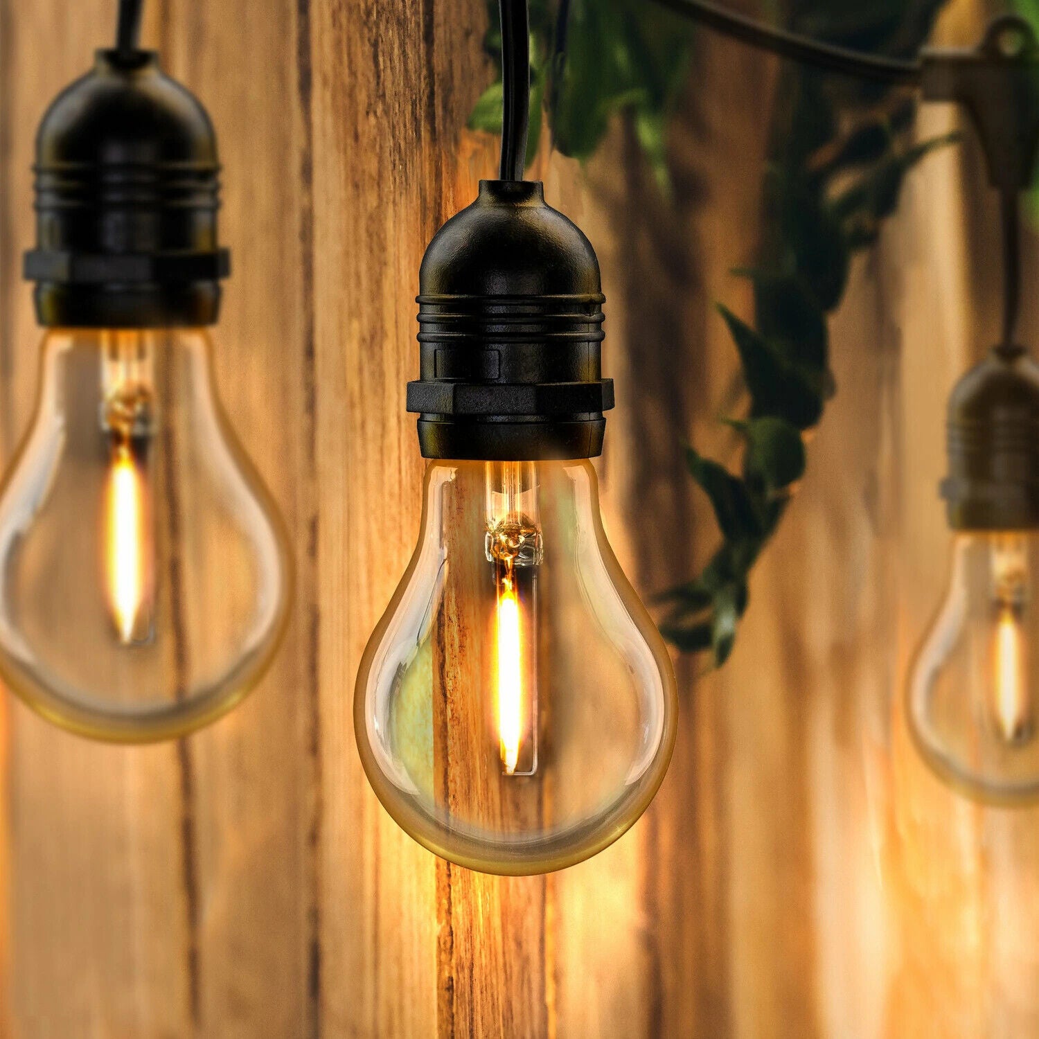 Catena Luminosa per Esterni, 4 Pezzi, 100 LED, Filo Argento, Micro