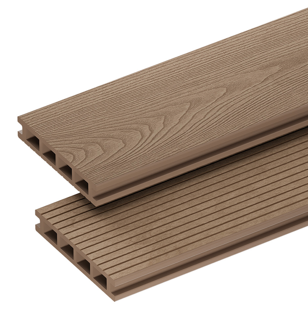 Deska Tarasowa Kompozytowa NORDECK Skogline Teak 220 × 14 × 2,5 cm