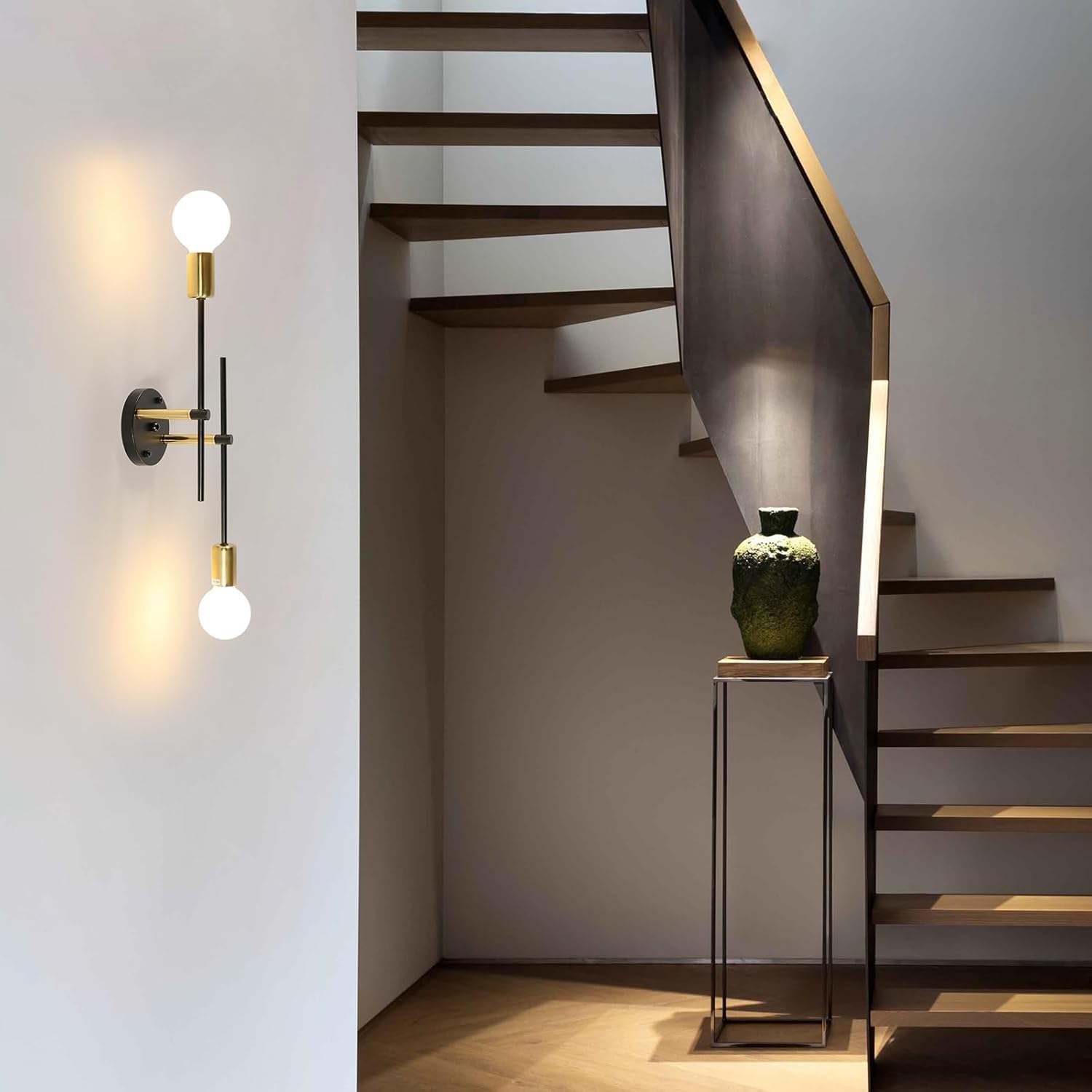 Lustre Moderne, Lumières E27 Plafonnier Industriel Vintage, Forme DIY Lampe de Plafond Vintage - 5