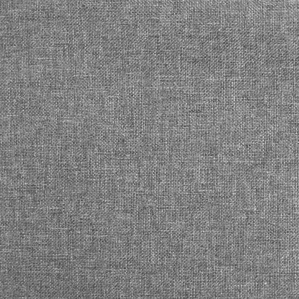Chaise à bascule | Fauteuil à bascule | Fauteuil de relaxation avec tabouret Gris clair Tissu597156 - 7