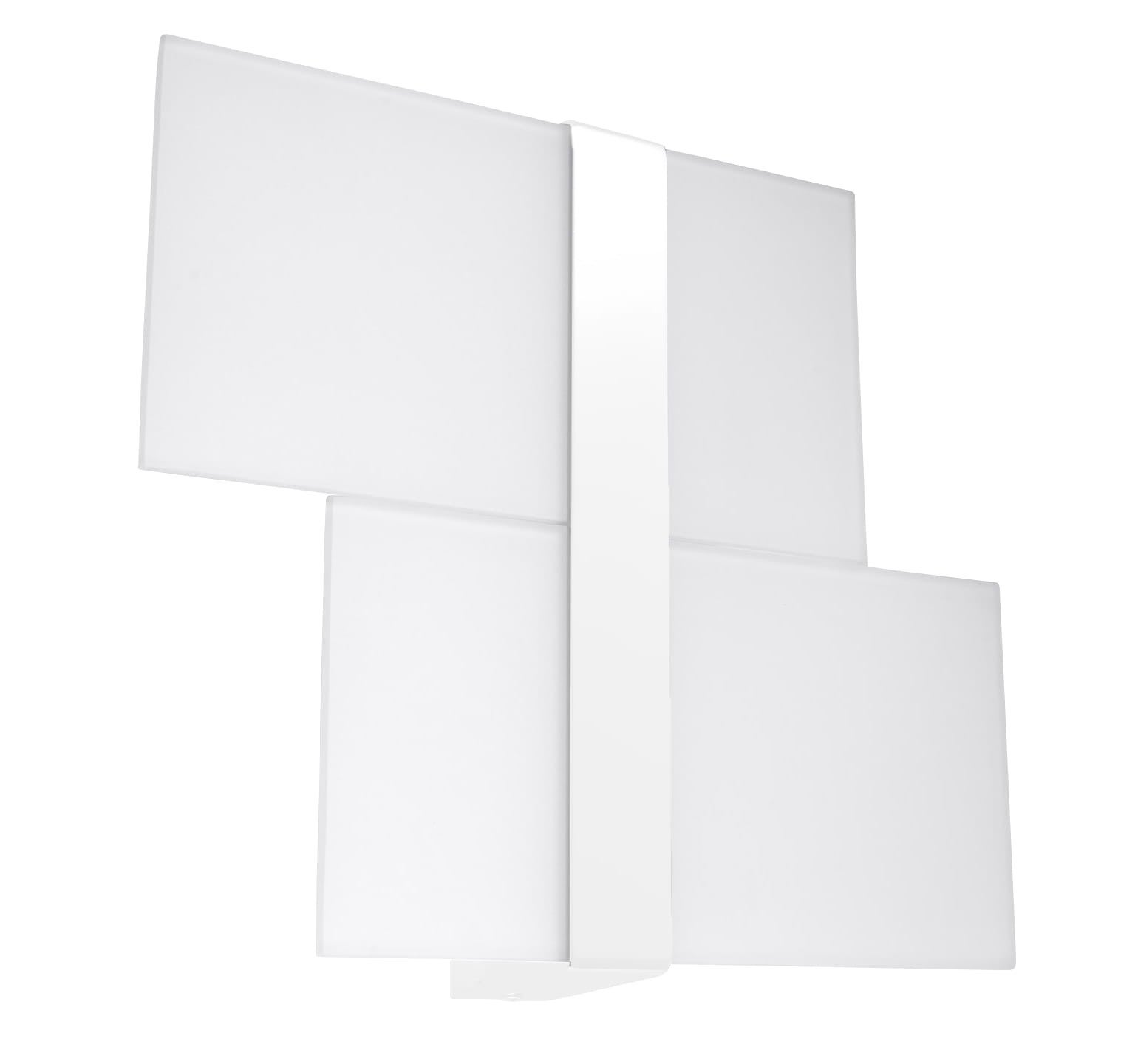 Kinkiet ścienny Massimo biały 2xG9x40W wym: 28 x 39 x 6 cm szkło IP20 Sollux Lighting