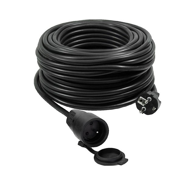 VERTEX PZO50M Cavo prolunga retrattile 50 m 3x2,5 mm Nero