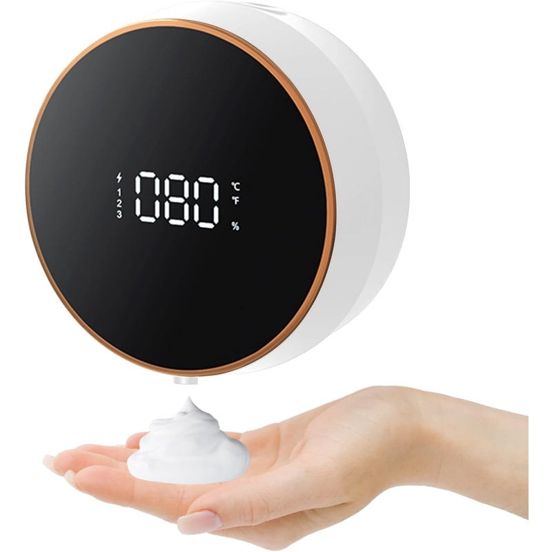 Dozownik bezdotykowy do dezynfekcji rąk 300 ml, ładowarka ścienna USB, dozownik mydła do rąk z czujnikiem i wyświetlaczem LED