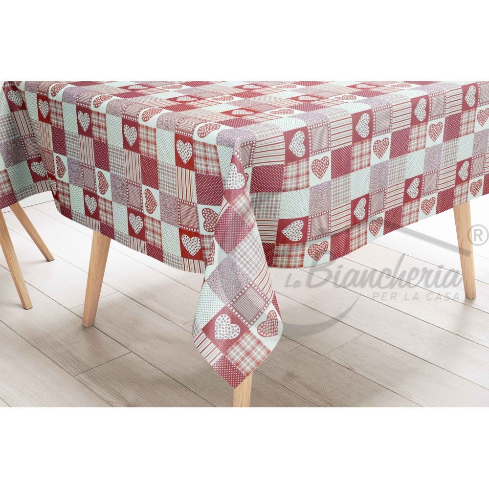 KEVKUS Tovaglia Cerata Natalizia Con Gufi - 140x160 Cm - Rettangolare/Ovale Con Nastro - Facile Da Pulire