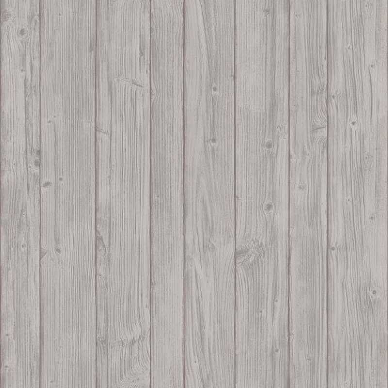 Papel pintado tablas de madera marrón - 53 cm x 10.05 m - borastapeter
