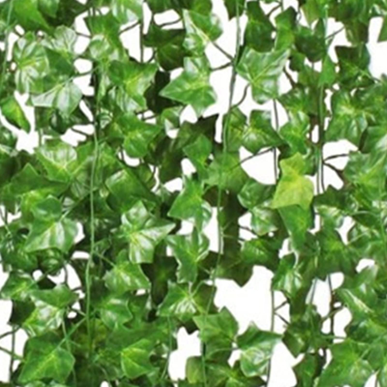 Hiedra artificial decorativa 12 piezas colgante con hojas verdes de eucalipto – ComfortXL - 4