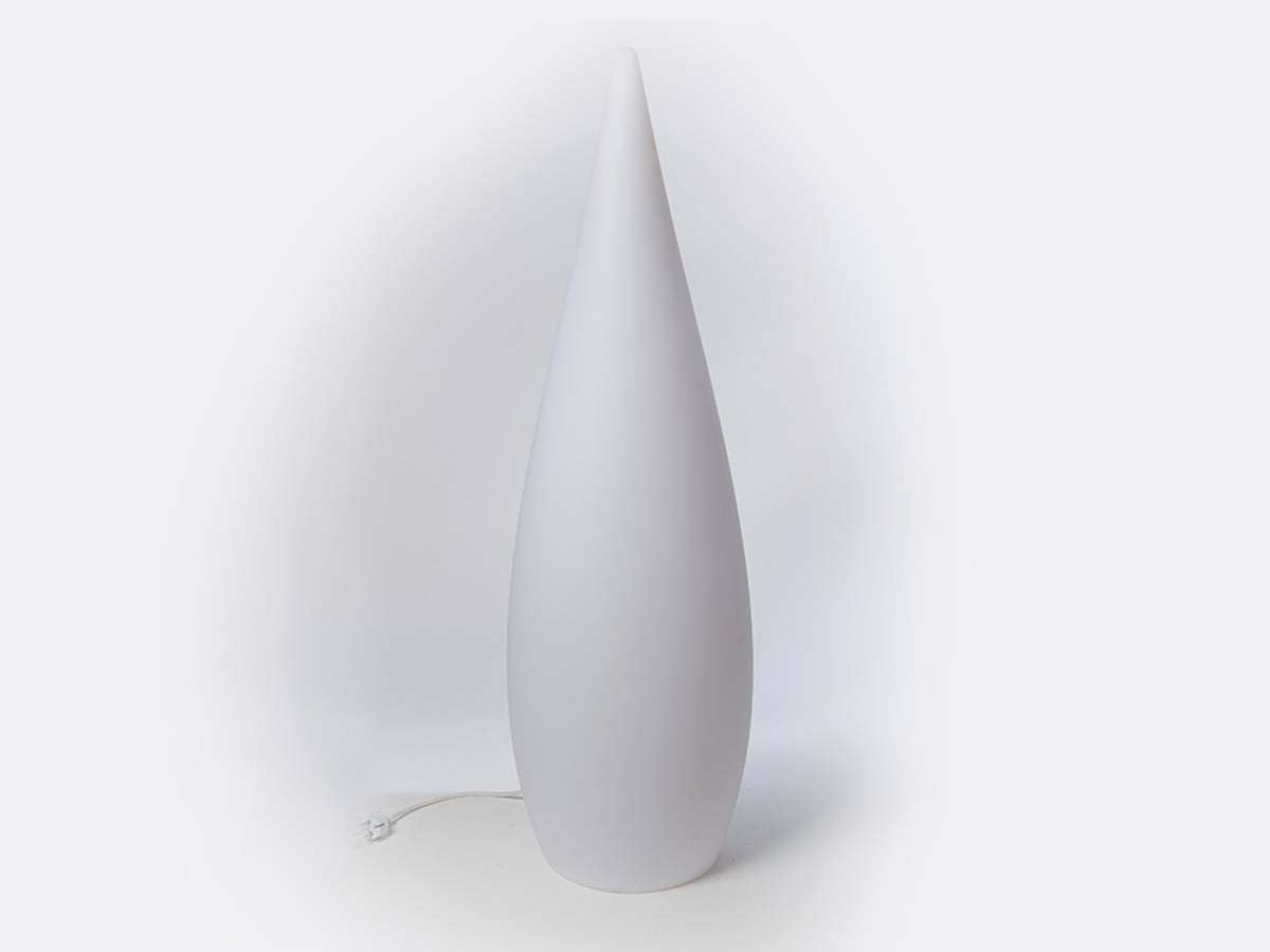 Elegancka lampa podłogowa E27 zasilana z sieci, wys. 120 cm