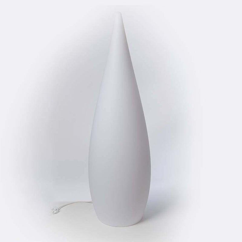 Elegancka lampa podłogowa E27 zasilana z sieci, wys. 120 cm