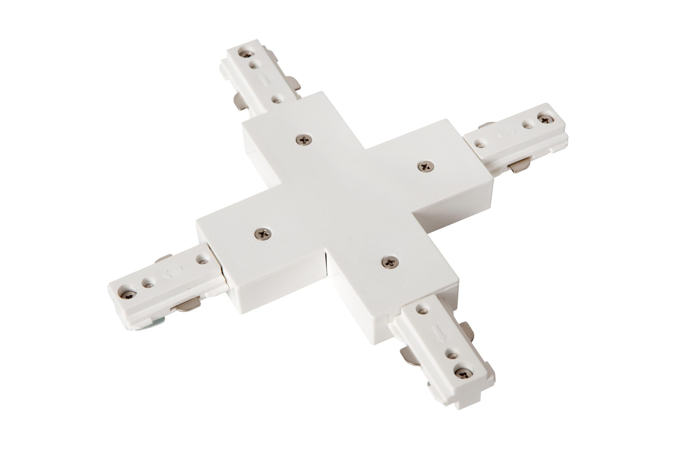 Maytoni X Connecteur Pour Rail D'Éclairage Monophasé - Noir Aluminium, 13x13 Cm, Pour Système Track Lighting Encastrable