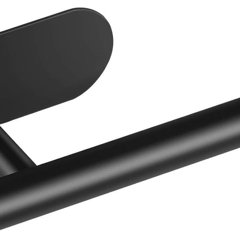 Uchwyt na papier toaletowy ze stali nierdzewnej, nie wymaga wiercenia, odpowiedni do łazienki i kuchni, czarny