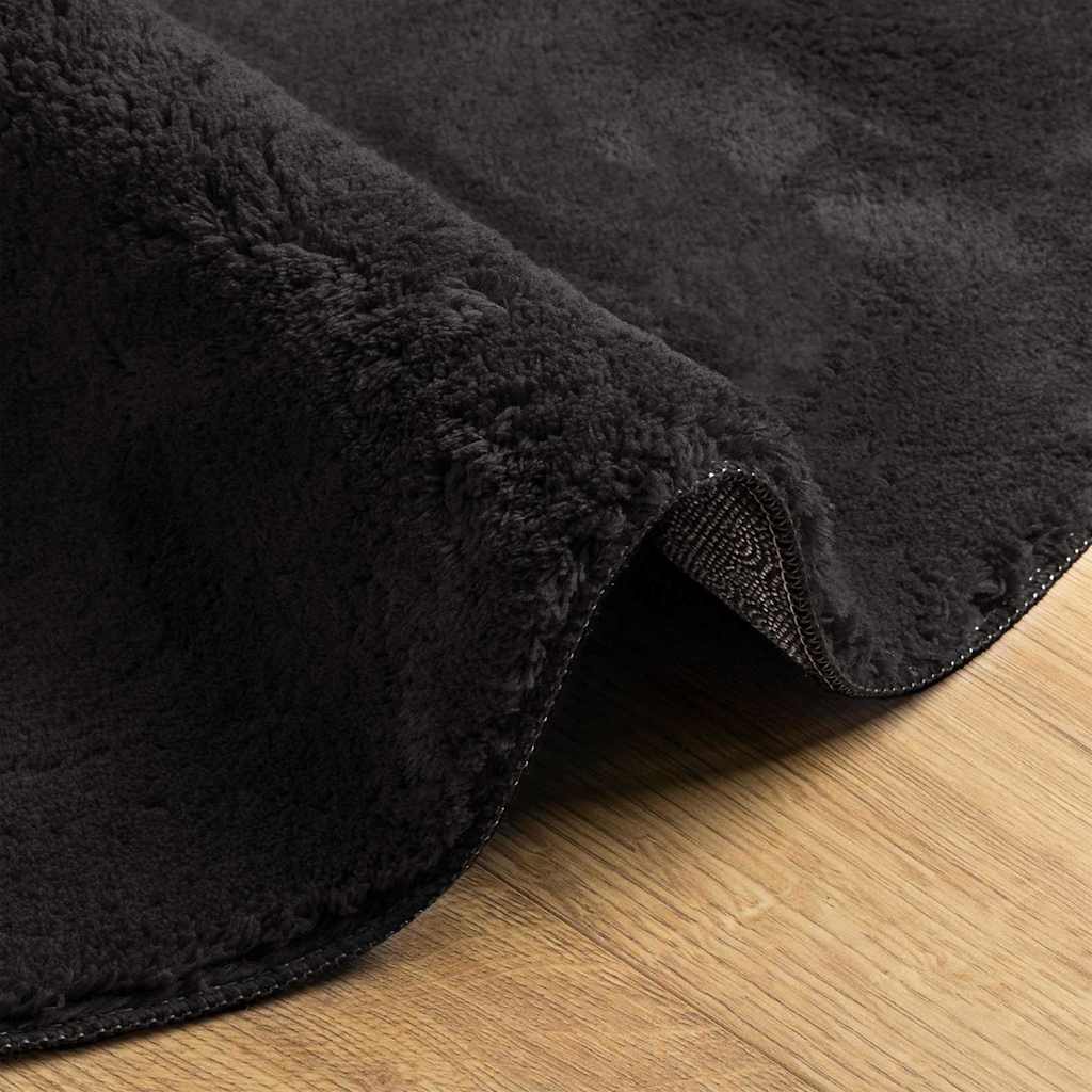 Tapis HUARTE noir 140 x 200 cm 100 % polyester - 7
