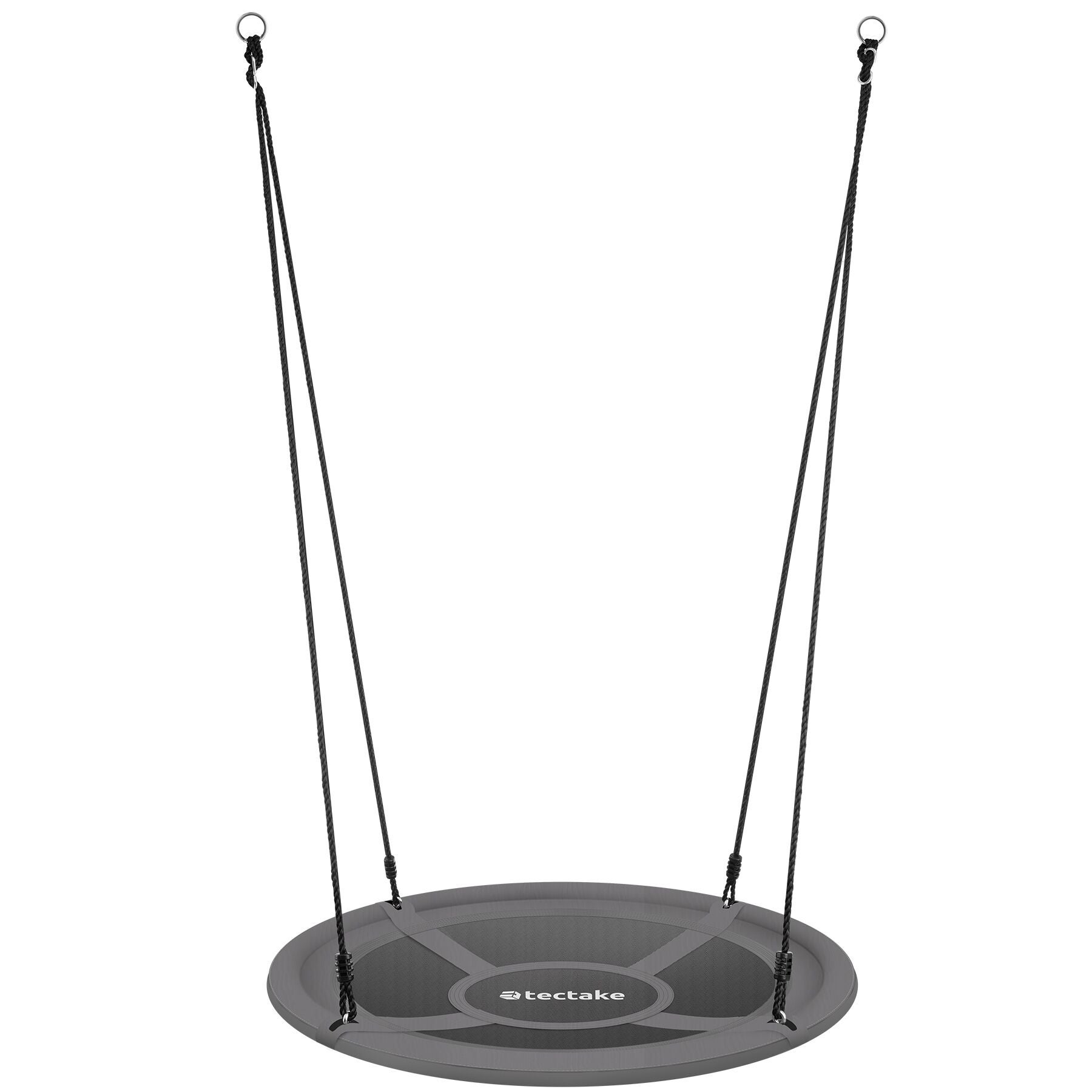 Balançoire pour intérieur et extérieur réglable en hauteur avec une capacité de 120 kg 120 cm de diamètre TECTAKE - 3
