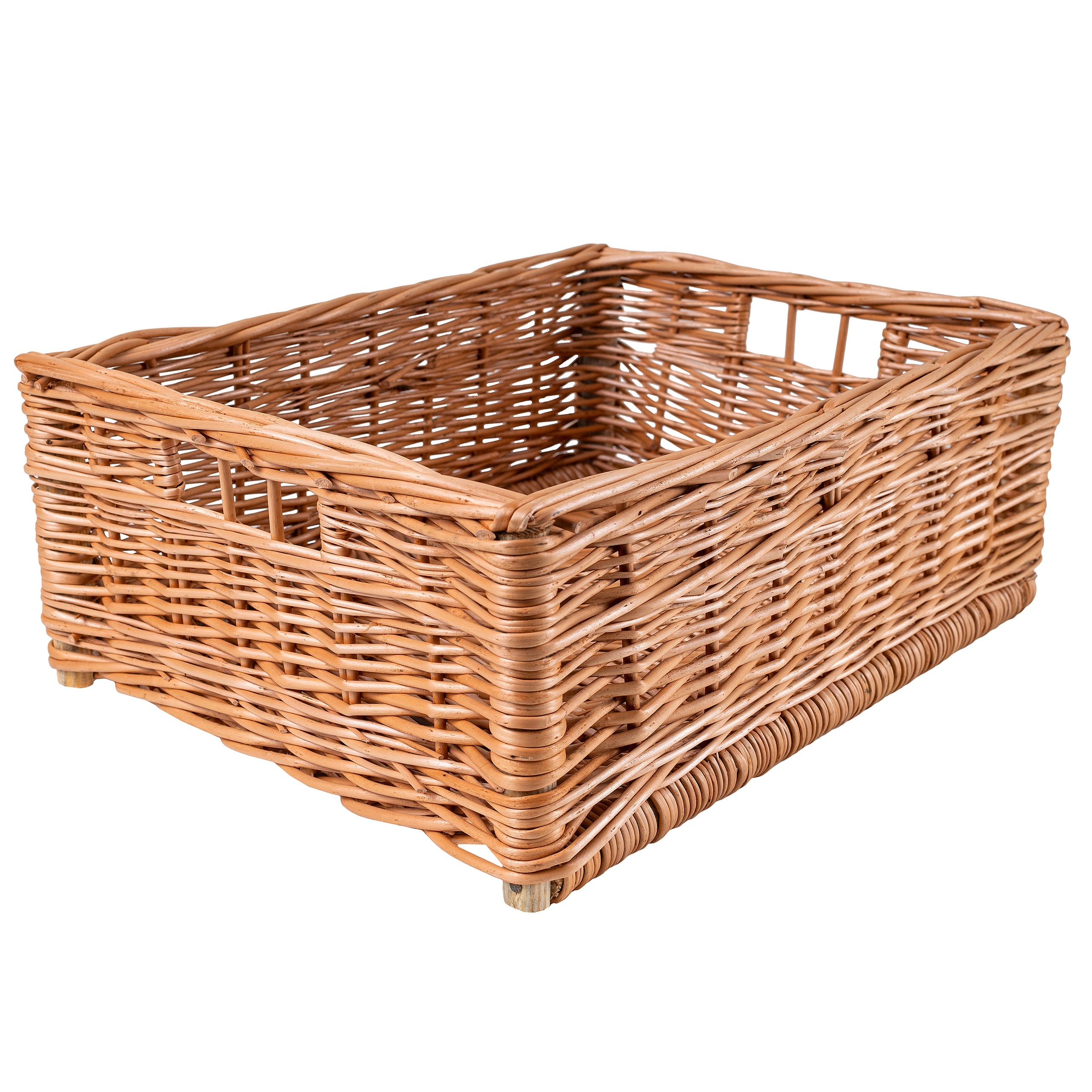 Panier Osier Creative Home 4x Panier De Rangement En Osier 40 X 30 X 24 Cm /- 1cm | Boite Rangement Osier Rangement Salle De Bain 92010213 Panier Osier Champignon