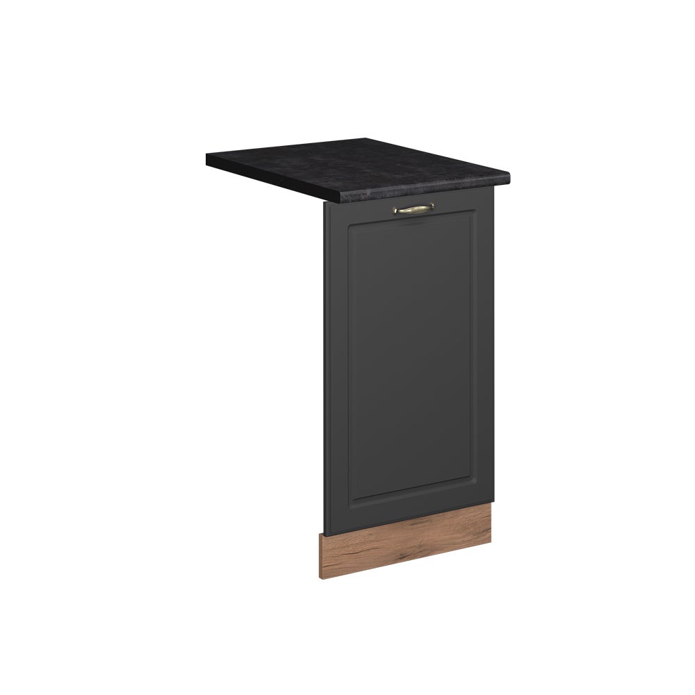 Douceur D'Intérieur Tenda Oscurante Swany Con Occhielli - Stampa Metallizzata Antracite/Oro - 135x240 Cm - 100% Poliestere - 2