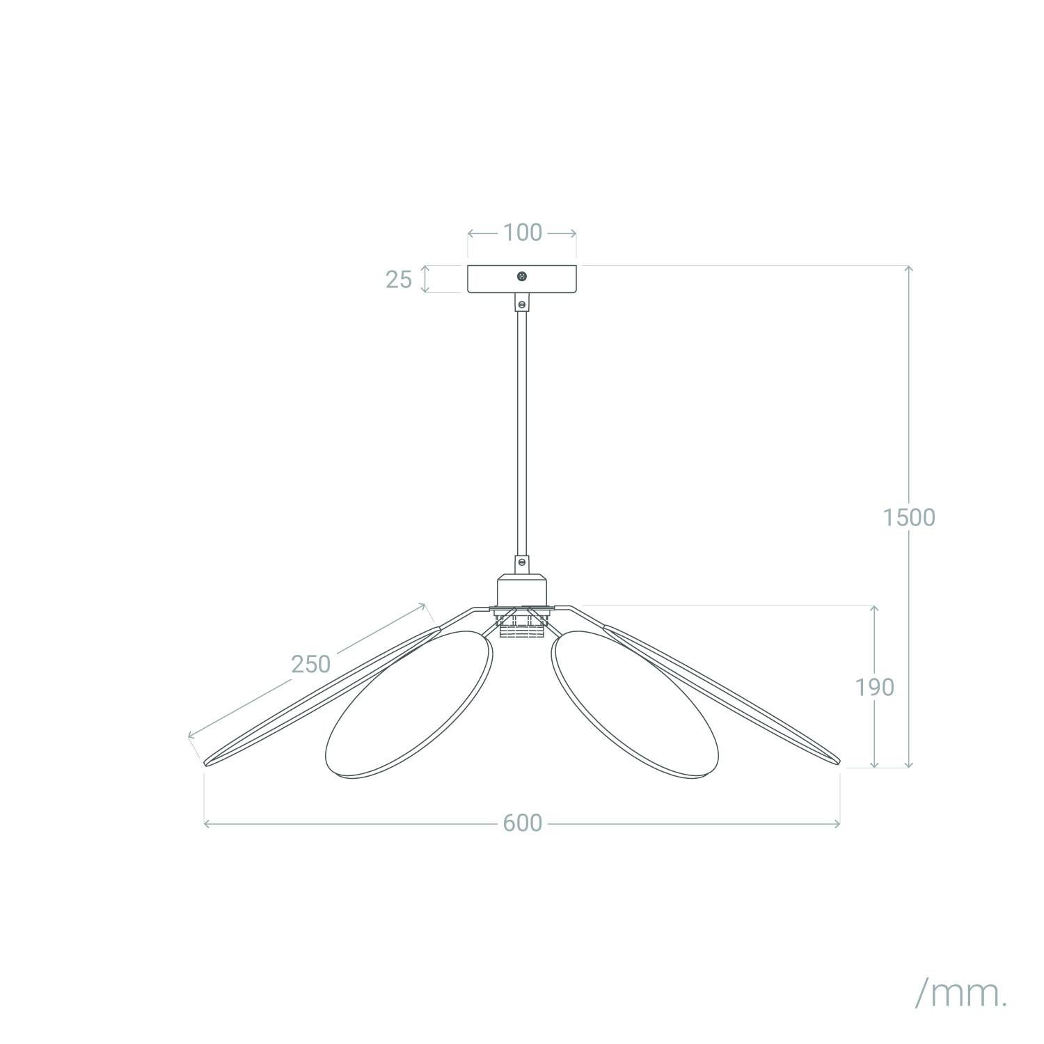 Suspension Rotin Nirvana Noir tressé - 5