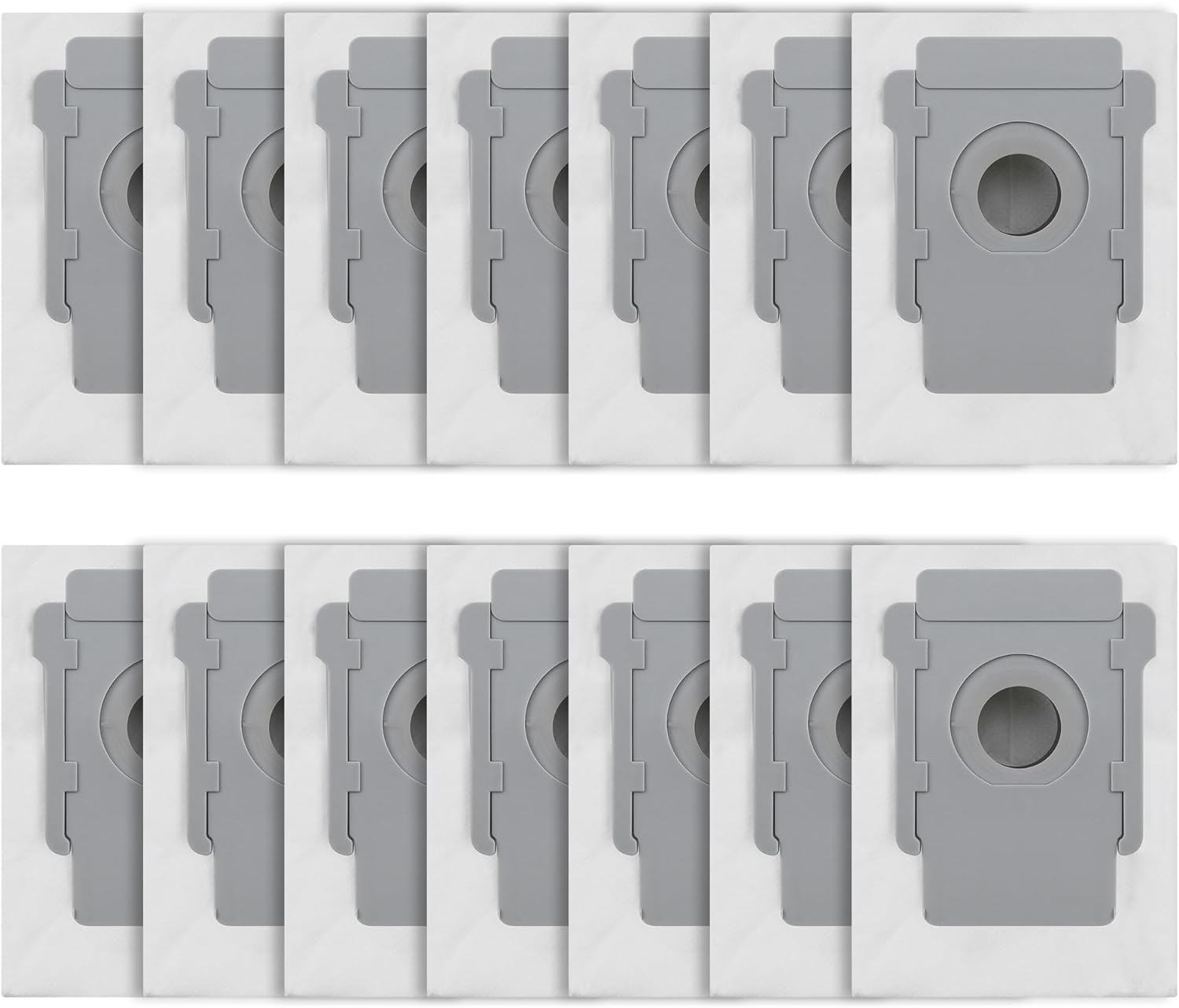 Nuangoo Zestaw 14 worków do odkurzacza do IRobot Roomba i7/i7+/i3/i3+/i4/i4+/i6/i6+/i8/i8+/S9/S9+/j7/j7+/E5/E6/E7 Worek zamienny do IRobot