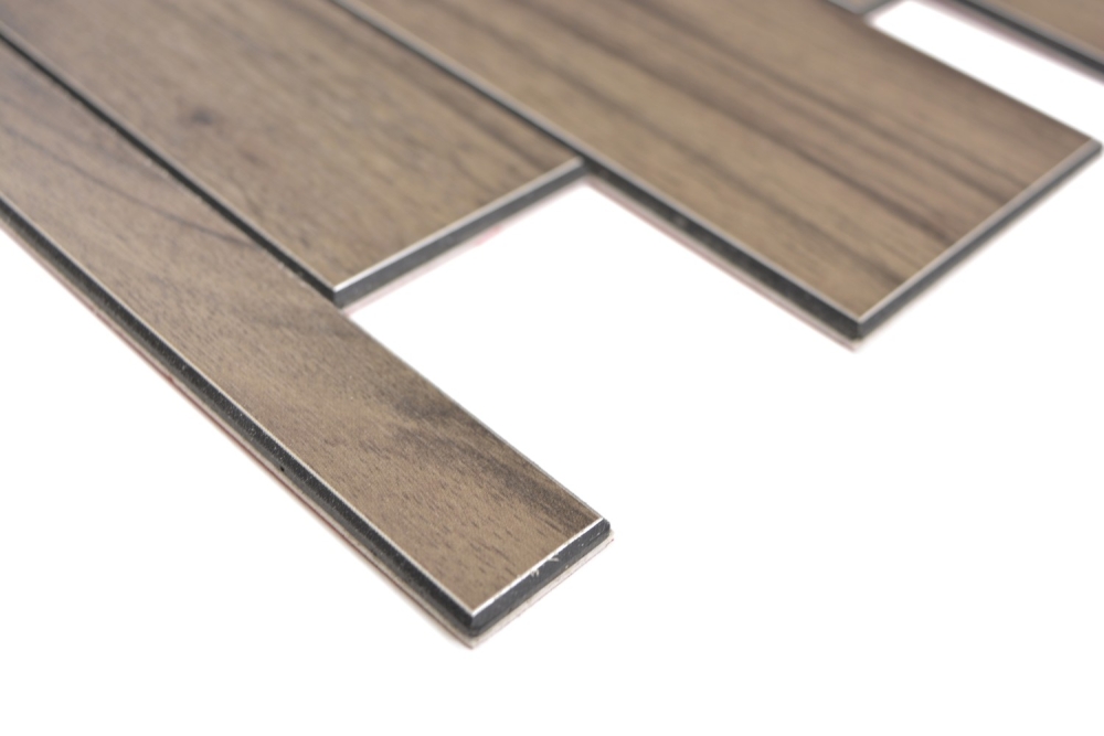 Panneaux muraux auto-adhésifs en vinyle woodgrain brun chocolat - 200-52WDL - 3