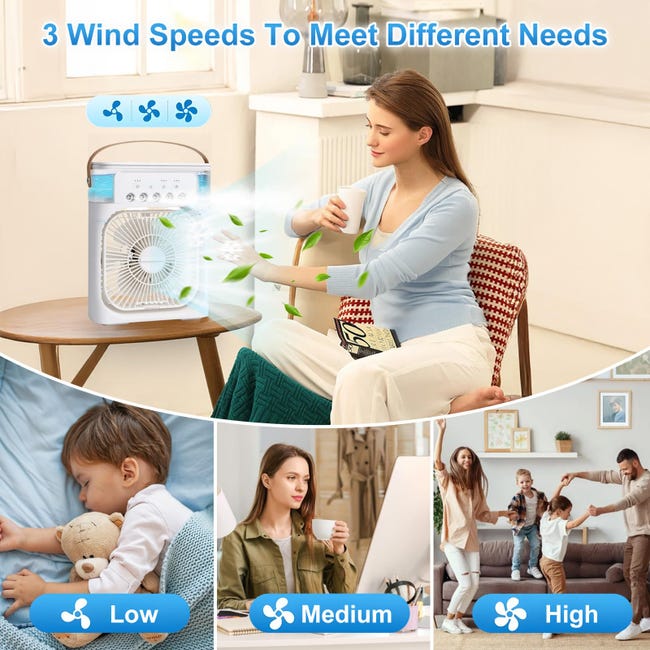 Couleur 33A rose Ventilateur électrique Portable, pieuvre, à clipser Couleur 33A rose Ventilateur électrique Portable, pieuvre, à clipser