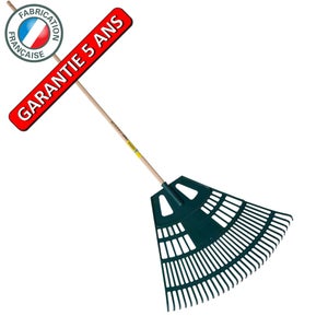 Râteau Scarificateur Gazon Manuel | Manche 170 Cm Réglable | Dents Double Face Acier | Pour Aérer Et Désherber