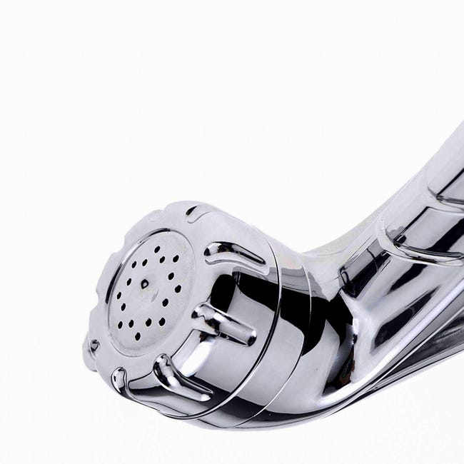 Supporto Soffione Doccia Regolabile 360° | In Acciaio Argento | Con Cacciavite E Viti - Foto 10