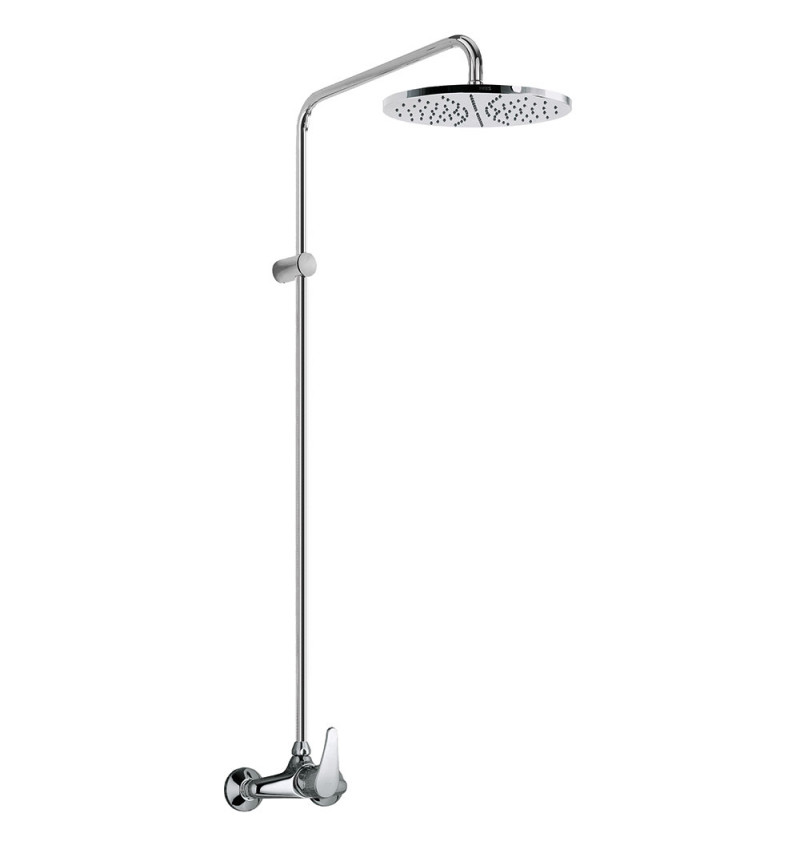 Conjunto de ducha monomando mural de 1 vía para jardín o piscina - tres