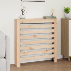 FATIVO Cache-radiateur haut en bois pour armoire : hauteur intérieure 100 cm, extra large, blanc à lattes horizontales, étagères modernes hautes, étagères en bois MDF épais, pour couloir, maison