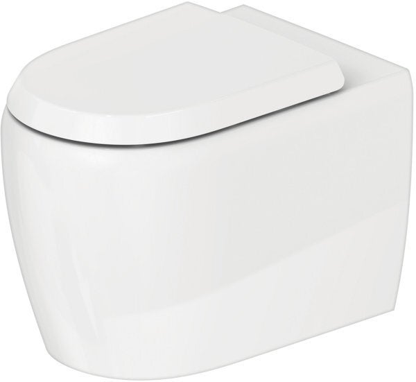 WC Au Sol Duravit No.1 - Sans Bord, Sortie Variable, 365x650mm, Blanc Avec Finition Antibactérienne HygieneGlaze