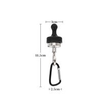 Crochet Magnétique de Tente, Aimant ABS, Forte Aspiration, Crochet Magnétique de Camping pour le Camping (BLACK Crochet Magnétique de Tente, Aimant ABS, Forte Aspiration, Crochet Magnétique de Camping pour le Camping (BLACK