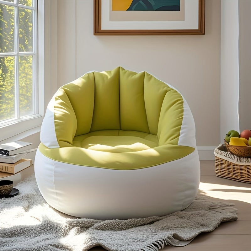 Divano Gonfiabile Rosso Per Esterno 110x110x70cm - PVC Per Spiaggia E Giardino - Foto 2