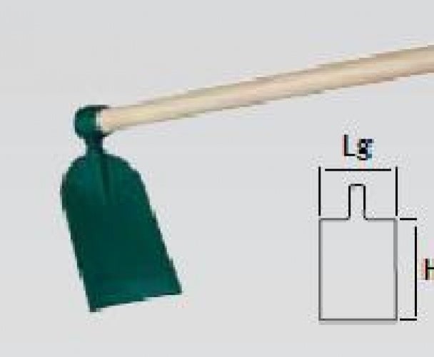 Houe Duopro douille ronde 14 cm emmanchée