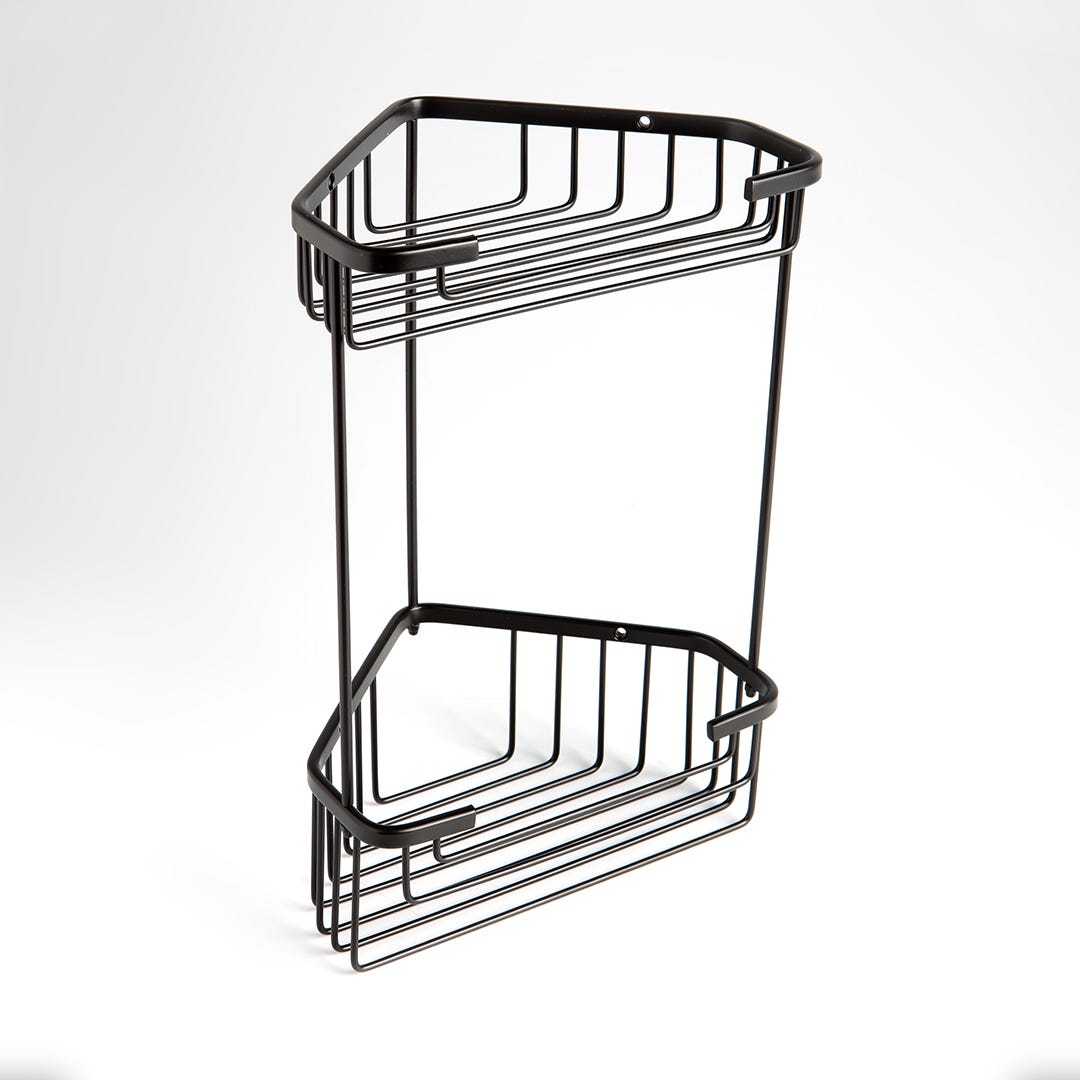 Porte-Savon Double Couche Céramique Et Acier Inoxydable Auto-Drainant - Idéal Salle De Bain Et Douche