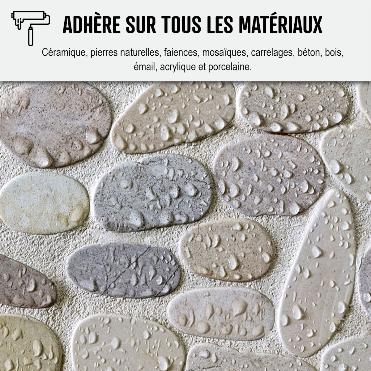 Résine étanchéité douche - étanchéité sur carrelage - KIT COMPLET ARCACLEAR - 2 m² - ARCANE INDUSTRIES - 4