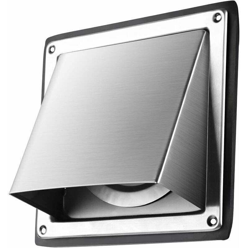 Grilă de ventilație din oțel inoxidabil Enowelir 100 mm pentru hote și sisteme de ventilație