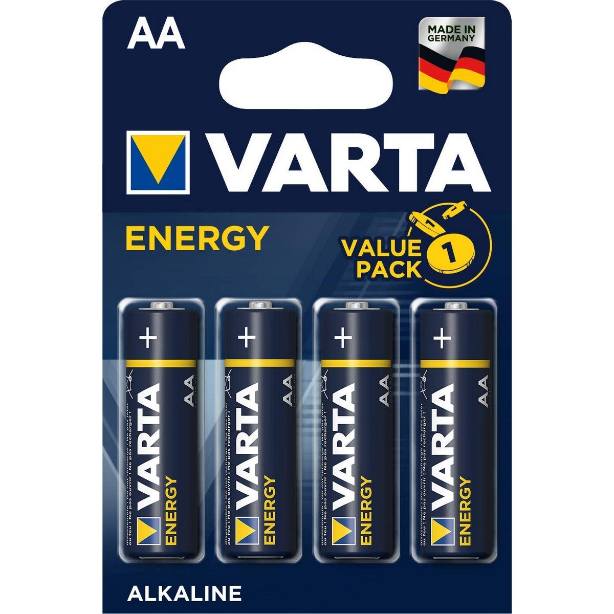4 Piles LR06 AA VARTA Energy Value Pack - 5