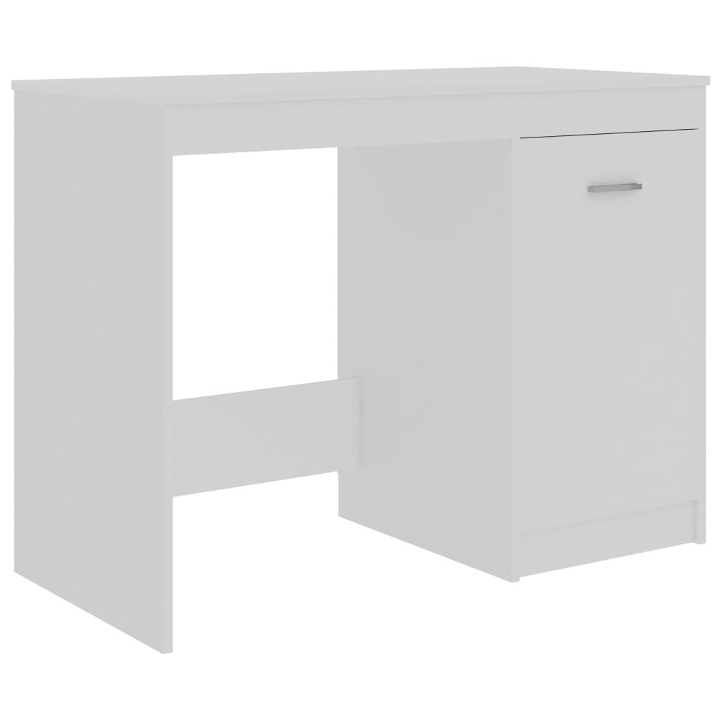 Bureau Blanc 140x50x76 cm Aggloméré vidaXL - 5