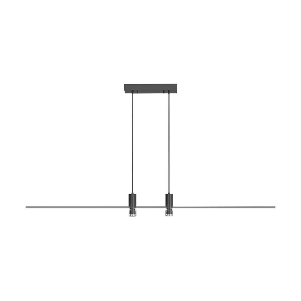 Lampa wisząca LED 19W o nowoczesnym designie, 80*115 cm, kolor czarny, 4000K