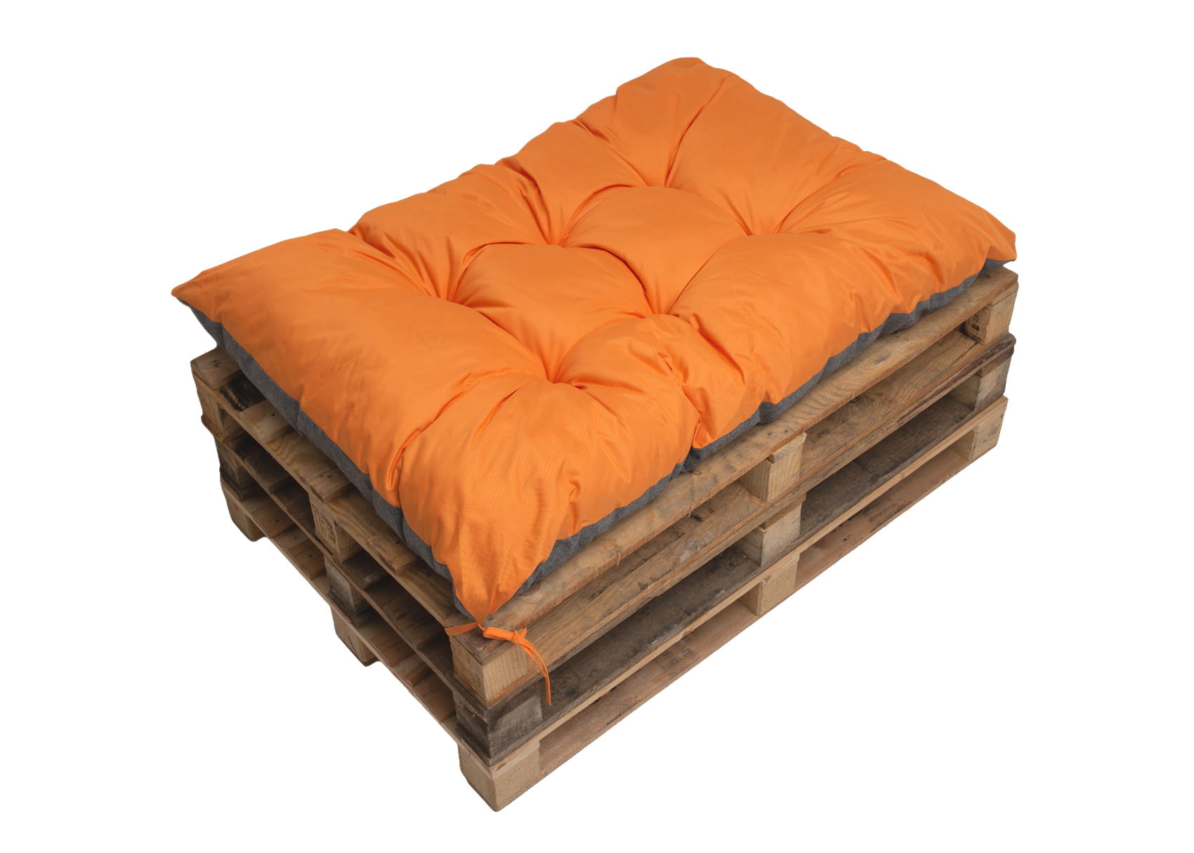 Coussin de palette 120x60cm, coussins de banc Orange, coussin de jardin