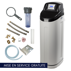 Adoucisseur d'eau 8L Fleck 5600 SXT complet avec accessoires