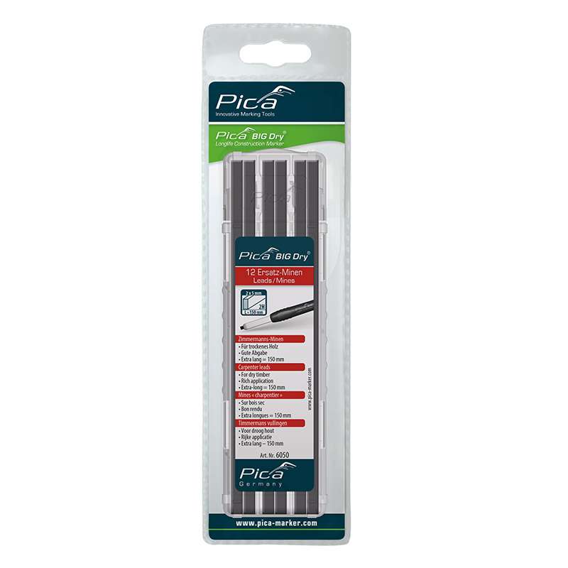 Minas De Grafito Para Portaminas De 3.15 Mm, Faber-Castell TK 9071 Estuche De 10 Piezas 6b