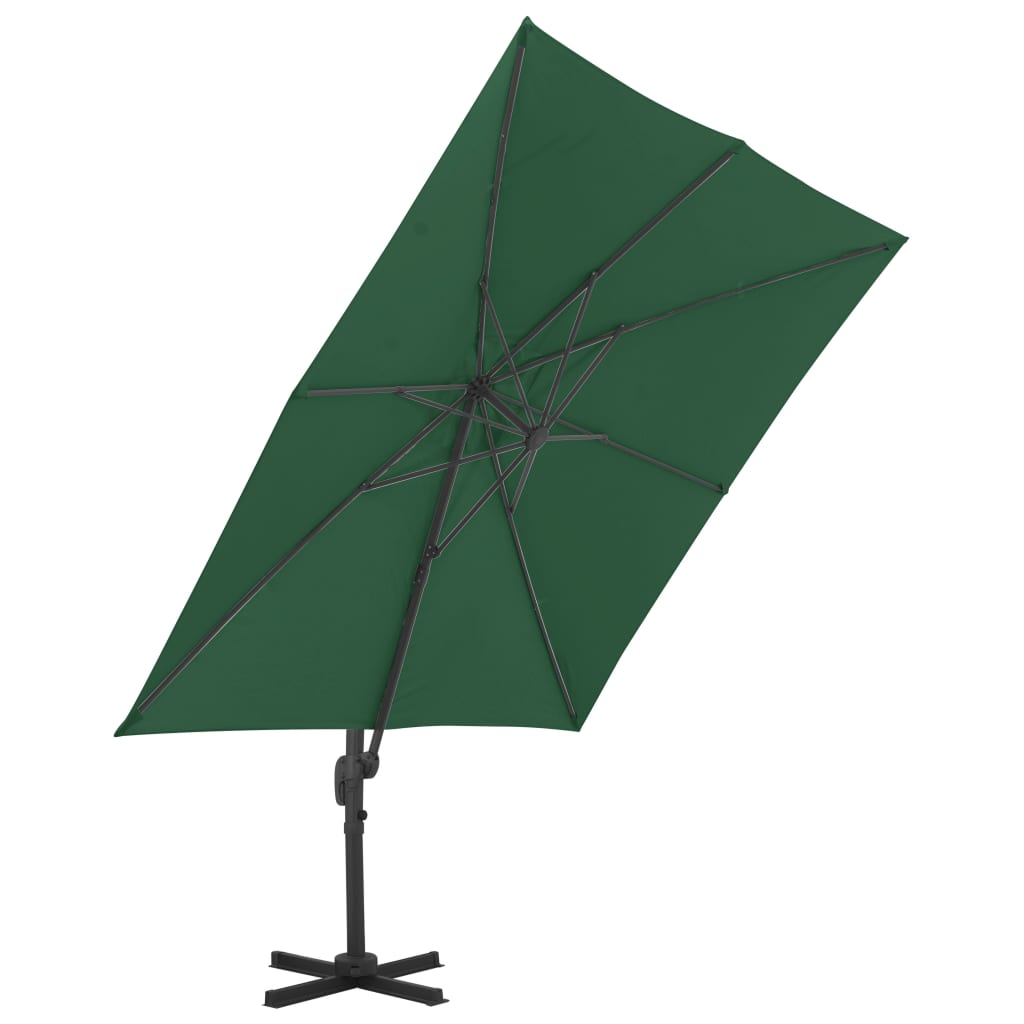 Parasol avec base portable Vert 4 - 5