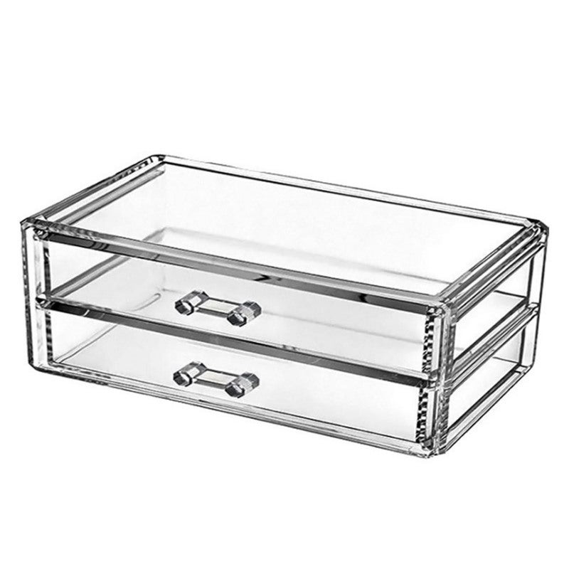 SNH-0998-2 COUCHE - Boîte de rangement de Palette de fard à paupières, en acrylique transparent