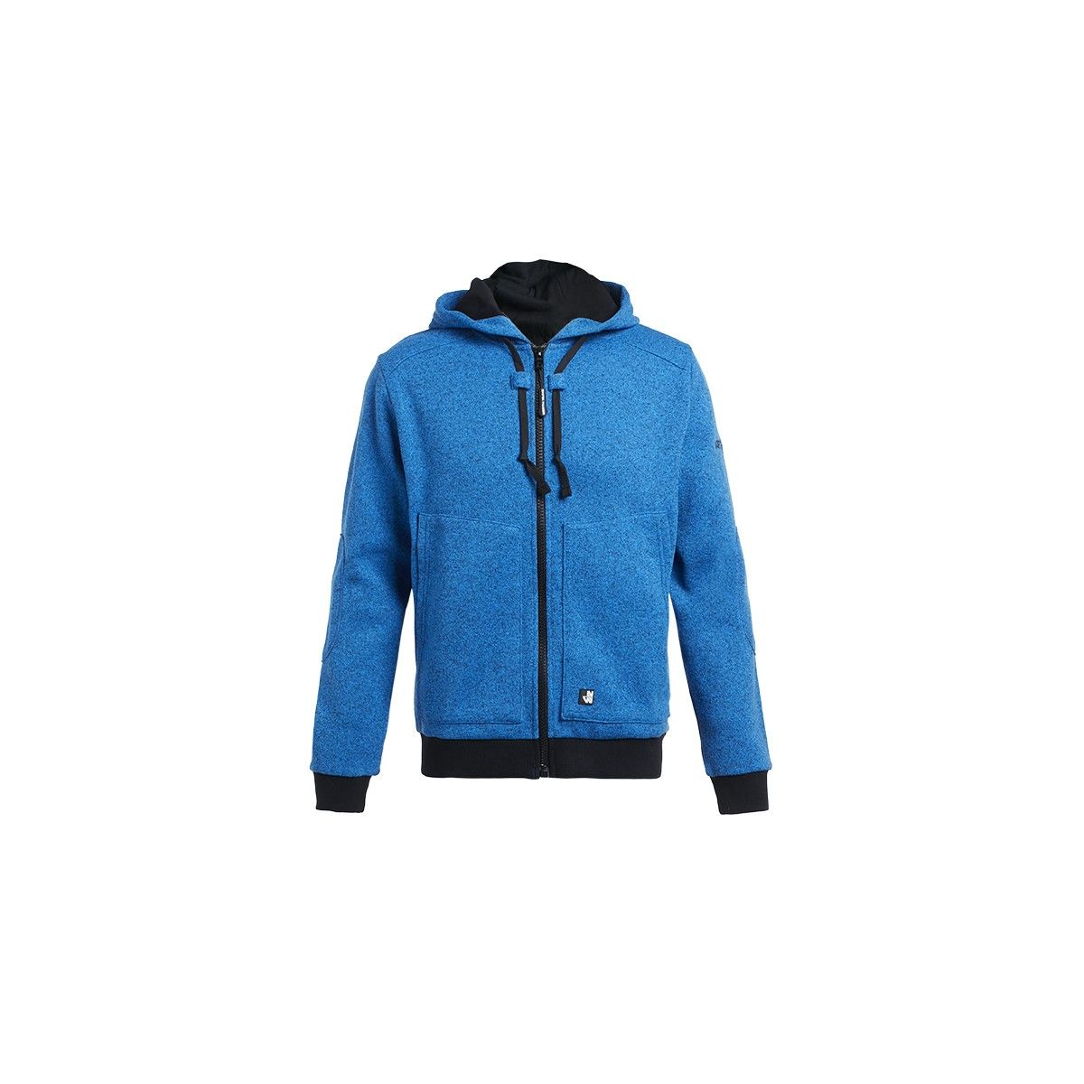 NORTH WAYS Dakota – Sweat à Capuche / Veste Polaire 80% Coton 20% Polyester 310 G/m², Noir Taille L