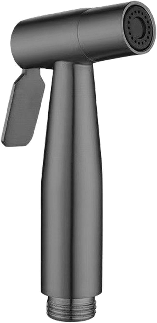 Prysznic toaletowy ręczny, prysznic łazienkowy ze stali nierdzewnej z przyłączem gwintowanym G1/2 (20 mm), szary